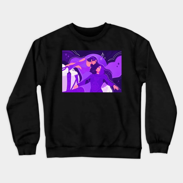 Arwen & Aragorn Fanart Crewneck Sweatshirt by ilustracici